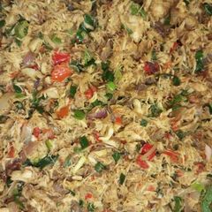 A picture of Fish pie filling.