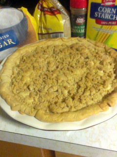 A picture of French Apple Pie.