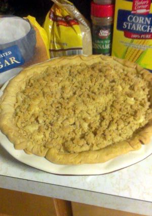 A picture of French Apple Pie.