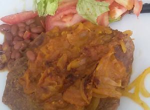 Una foto de Carne en Bisteck