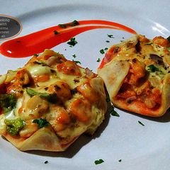 No yeast no cheese pizza A picture of No yeast no cheese pizza.