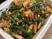 Gambar tumis pakis udang