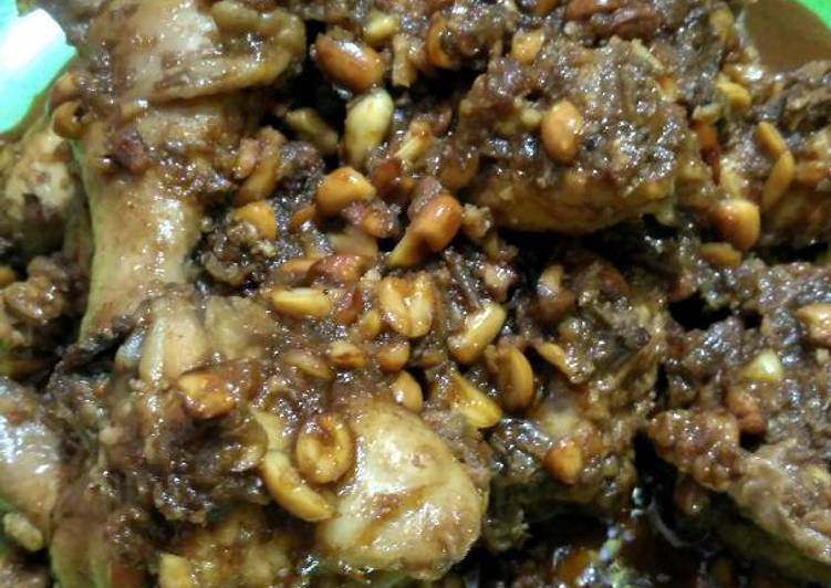 Ayam bumbu kacang Coca cola