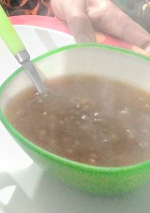 A picture of Veg monchew soup.