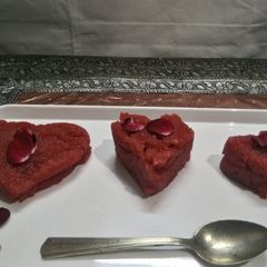 A picture of Rose halwa.