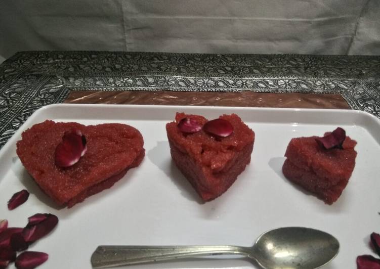 How to Diet Delicious Rose halwa