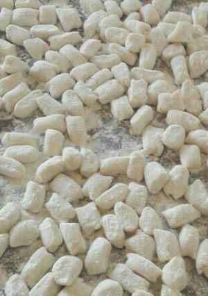 Una foto de Ñoquis de masa cocida