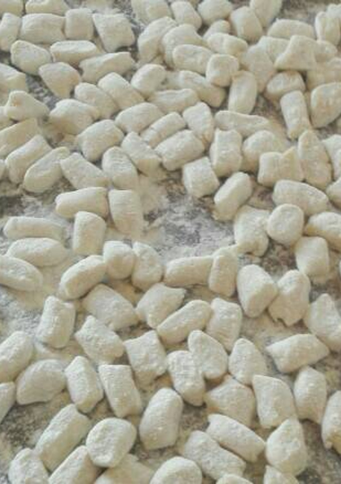 Una foto de Ñoquis de masa cocida