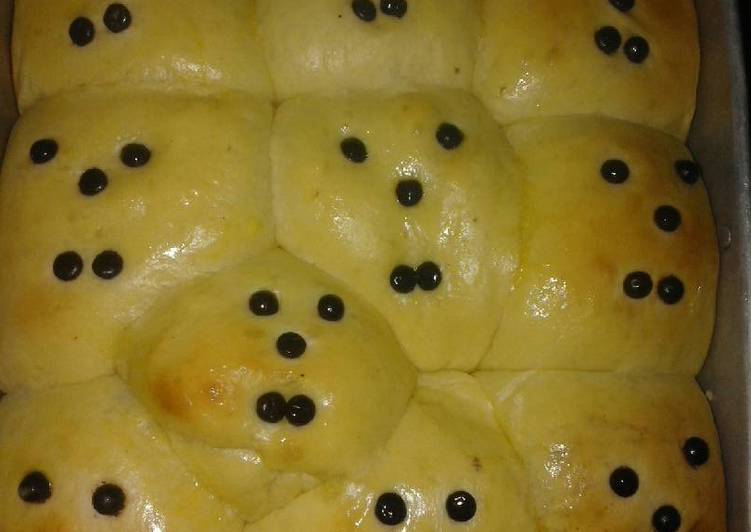 Roti sobek isi coklat super soft