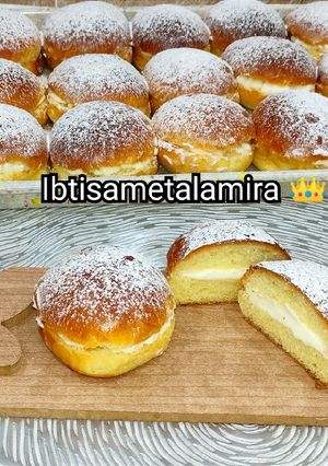صورة لوصفة 💖 بريوش محشي بالكريمة. 💖