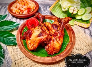 Foto resep Ayam Goreng Kalasan & Sambal Jeruk Bali