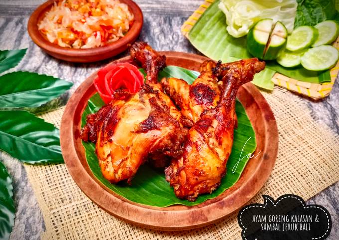 Ayam Goreng Kalasan & Sambal Jeruk Bali