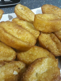Una foto de Torrijas hechas por mi hija