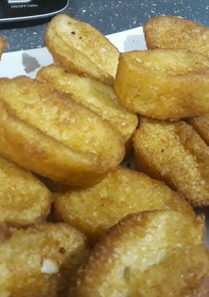Una foto de Torrijas hechas por mi hija