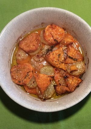 Une photo de Tian de Patate douce