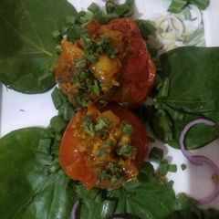A picture of Stuffed tomato.