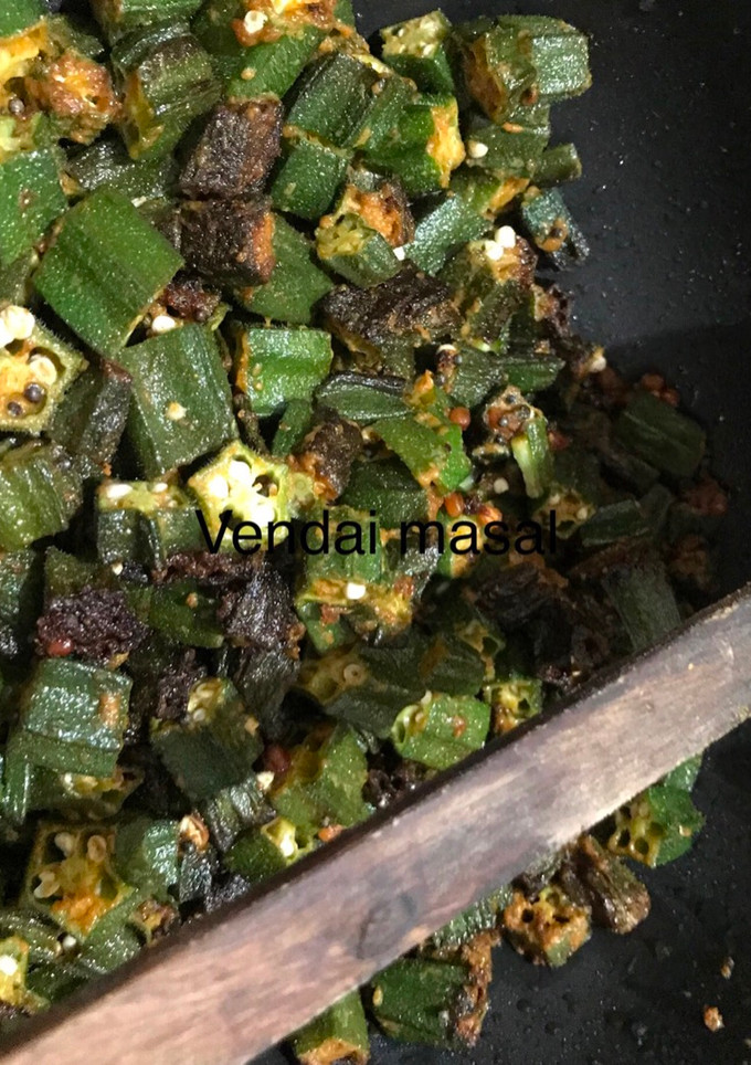 வெண்டை மசாலா கறி செய்முறை முக்கிய புகைப்படம்