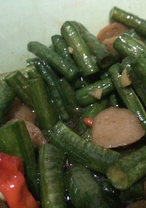 Foto resep Tumis kacang panjang