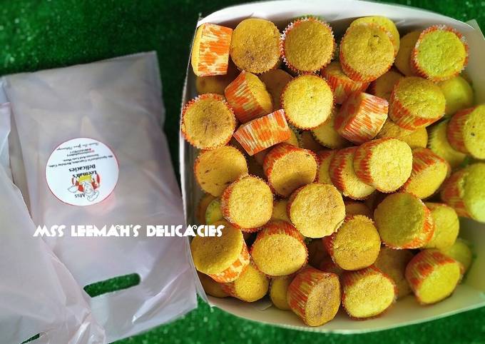 Recipe of Homemade 100pcs Vanilla Cupcakes