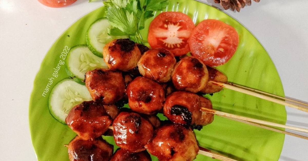 Resep Bakso Bakar Teflon Oleh Mamah Galang Cookpad