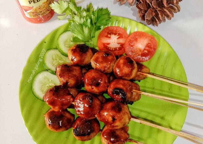 Resep Bakso Bakar Teflon Oleh Mamah Galang Cookpad