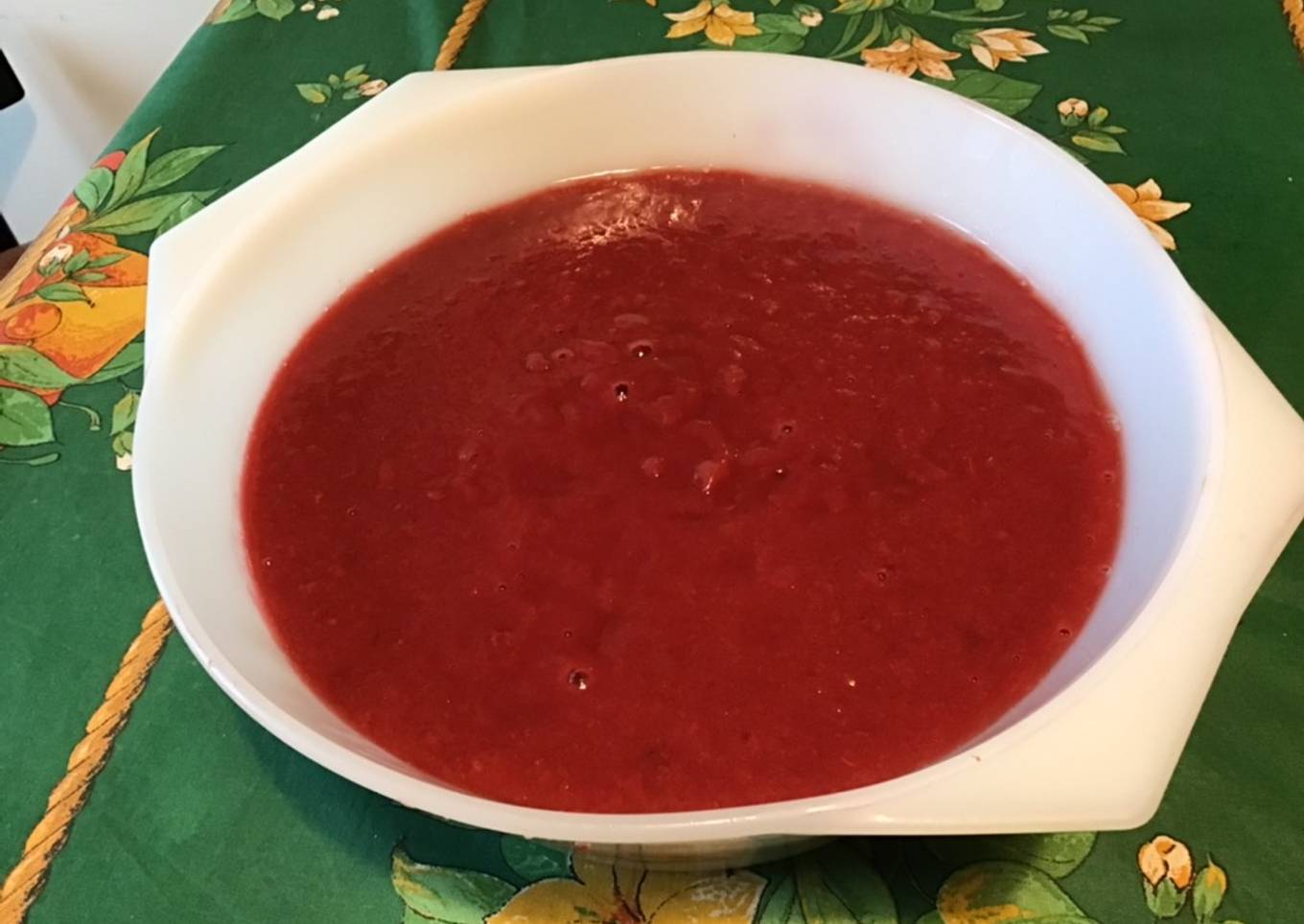 Compote aux deux pêches et pommes (fruits du jardin)