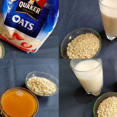 A picture of Oats Milk - How To Make Non Slimy Oats Milk From Rolled Oats and It's 3 Uses in Breakfast.