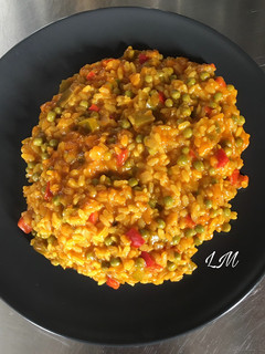 Una foto de Arroz con verdura