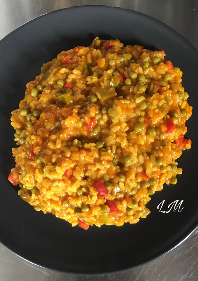 Una foto de Arroz con verdura