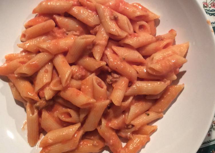 Steps to Prepare Perfect Penne al ragù e besciamella