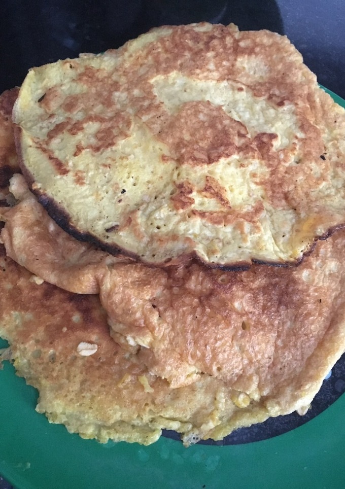 Una foto de Pancakes nutritivos de avena sabor limón