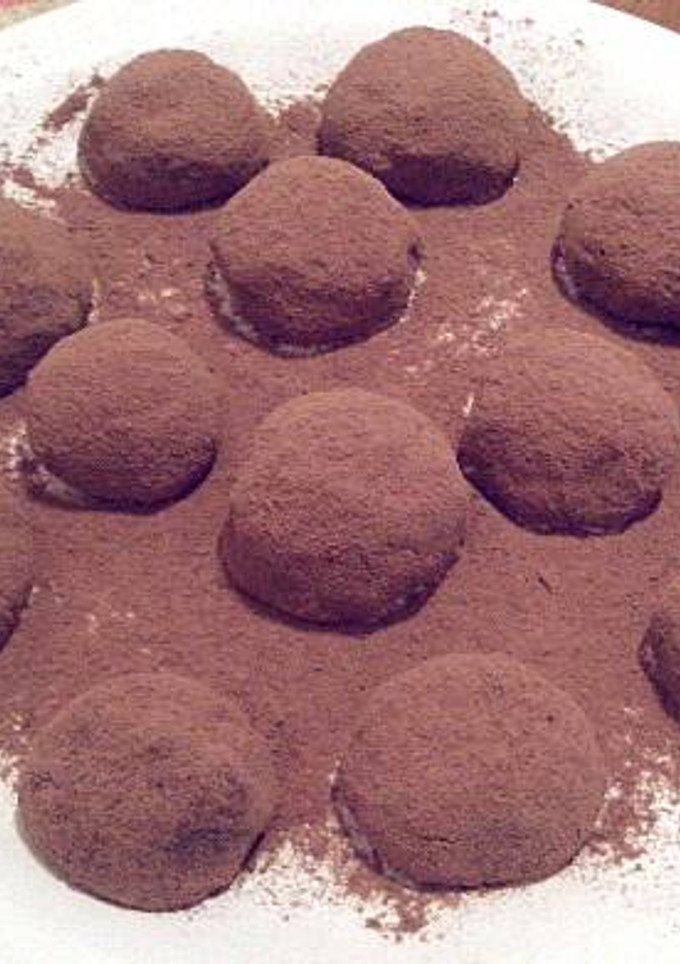 Una foto de Trufas de chocolate y dulce de leche!