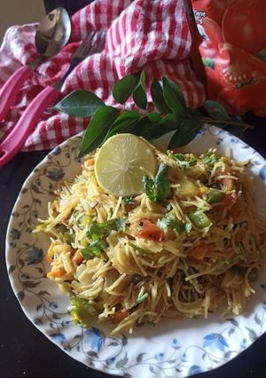 सेवई उपमा (Sevai Upma recipe in Hindi) रेसिपी मुख्य फोटो