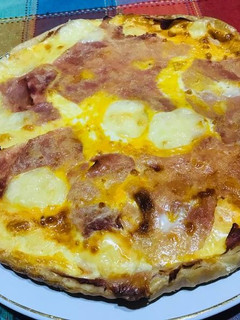Una foto de Quiche de jamón y queso ♥️
