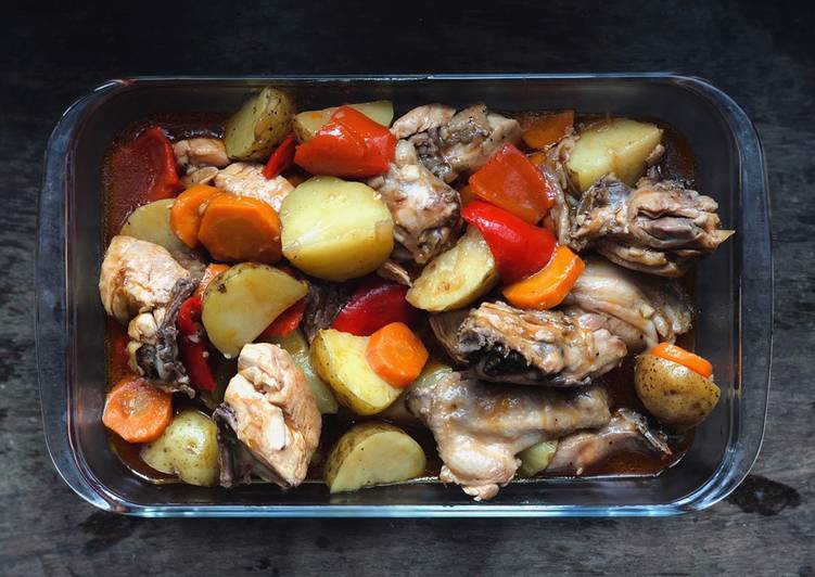 Easiest Way to Prepare Ultimate Filipino style chicken afritada