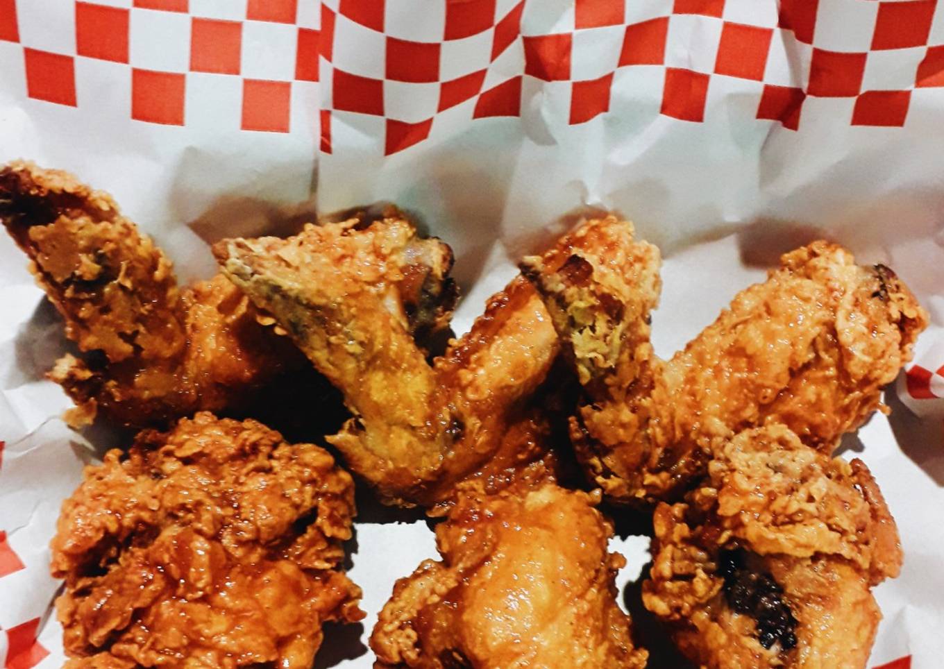 restaurant style chicken wings