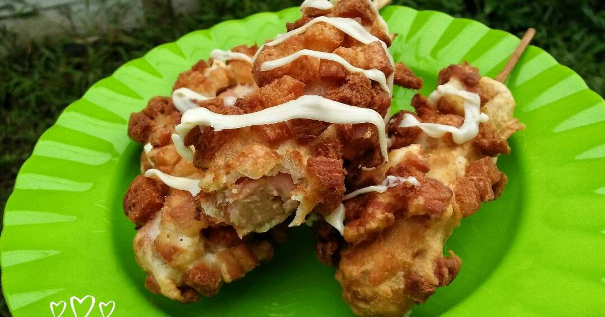 Resep Sosis Ugly (sosis goreng roti tawar) oleh Megha Ovie - Cookpad