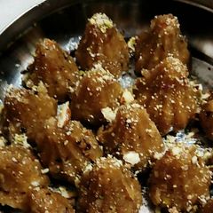 A picture of Churma jaggery modak.