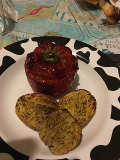 Una foto de Pimientos rellenos