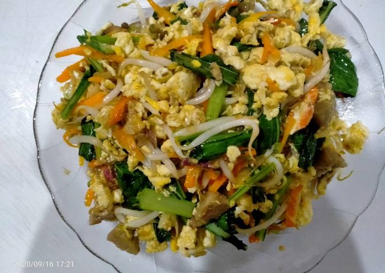 Cara mudah Membuat Orak arik telur &amp; sayur Anti Gagal