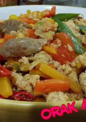 Foto resep Orak Arik Telur