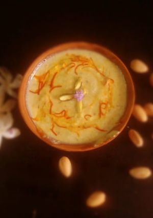 A picture of Kesar pista doi.