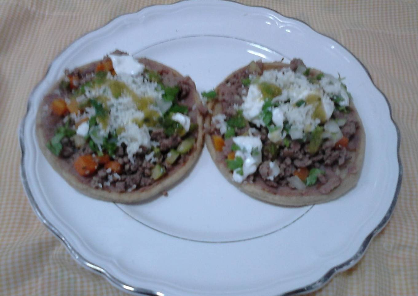 Sopes de Picadillo (El Cerro de Coatepec)