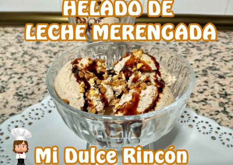 Helado de leche merengada ¡¡súper fácil!!