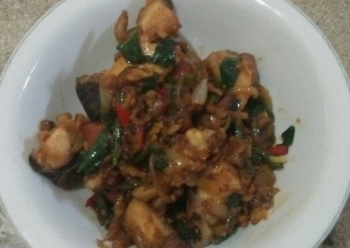 Ayam goreng mentega sederhana