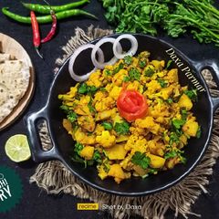 A picture of Aloo Gobhi Dry (Punjabi Style).