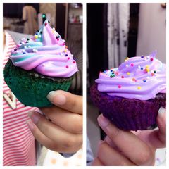 A picture of Eggless thandai cupcake.