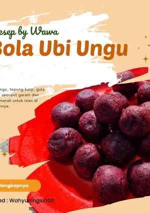 Foto resep Bola Ubi Ungu