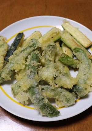 A picture of Green Bean Tempura.