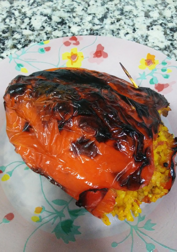 Una foto de Pimientos rellenos de arroz